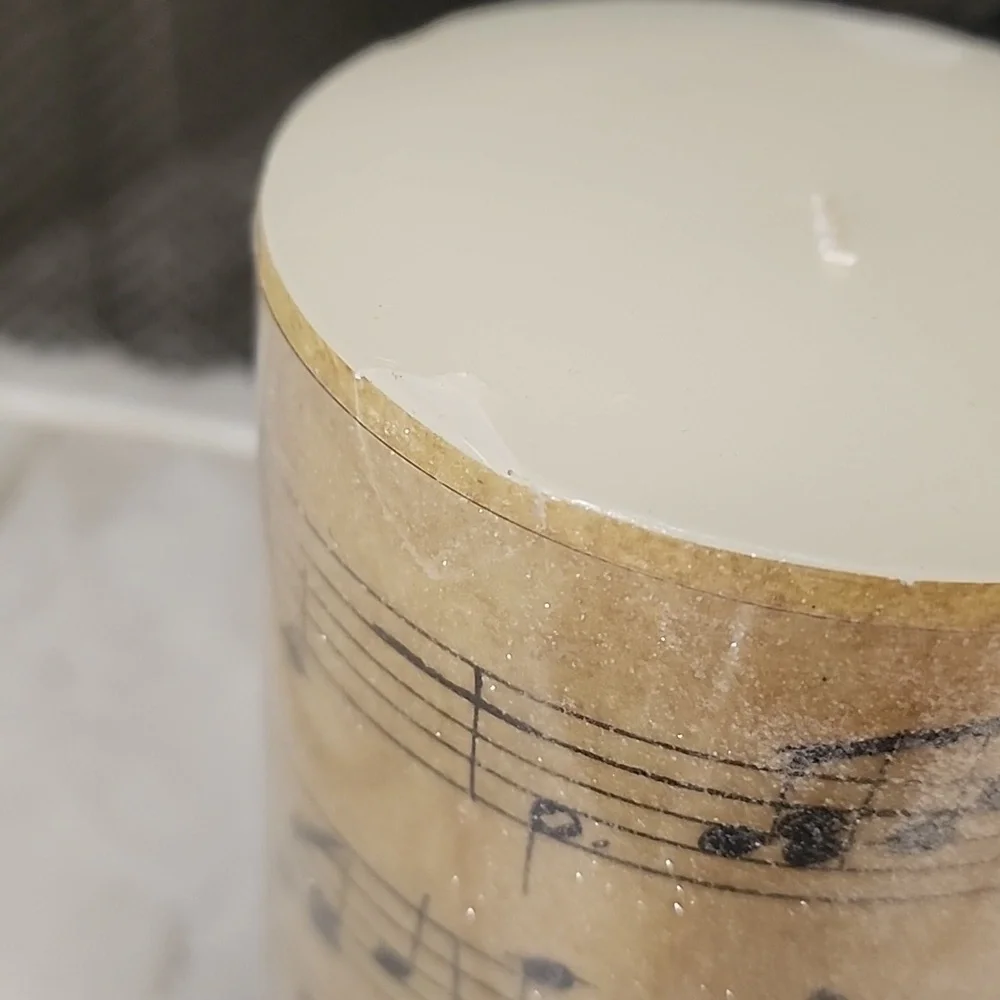 ‼️LAST SET!!‼️ 🕯POTTERY BARN MUSIC NOTE CANDLES🕯